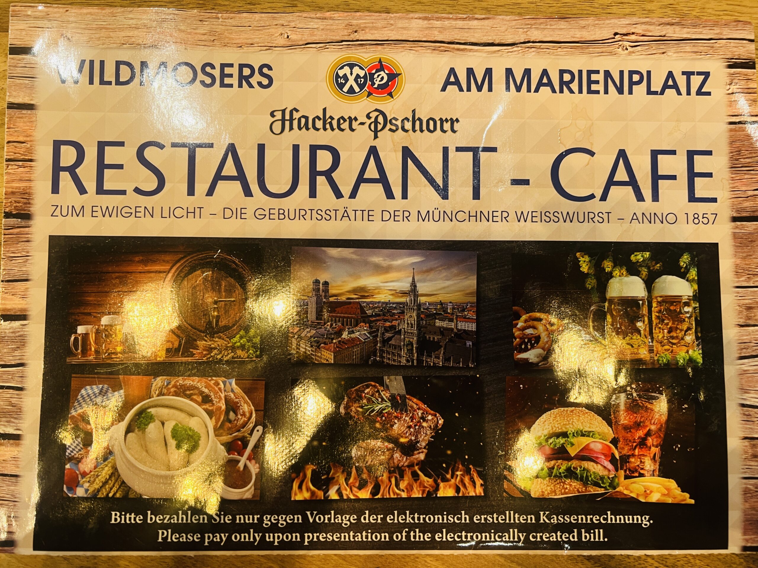 Wildmosers Restaurant-Cafe at Marienplatz 1