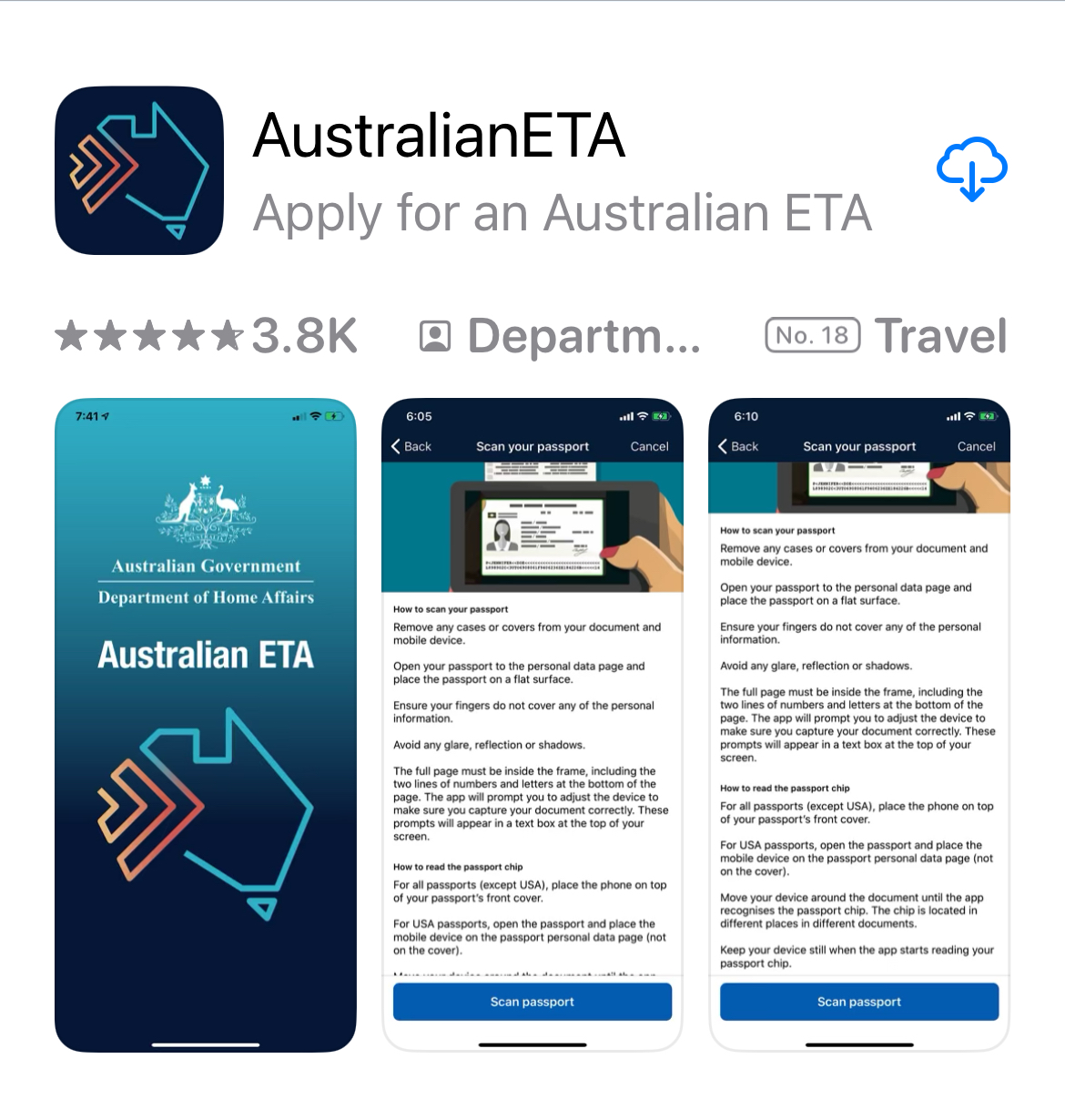 Australian ETA 澳洲签证 1